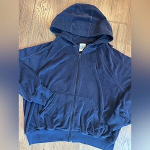 Aerie Offline Oversized Zip-Up Hoodie Terry Cloth Medium